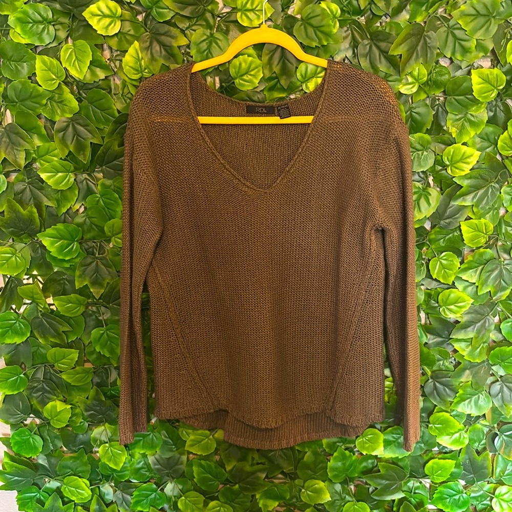 RDI Tunic Sweater with Elbow Patches (XL)